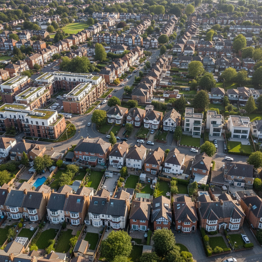 Climbing the Edgware Ladder: Is the Gap Between a Flat and a House Getting Narrower or Wider? — July 2026