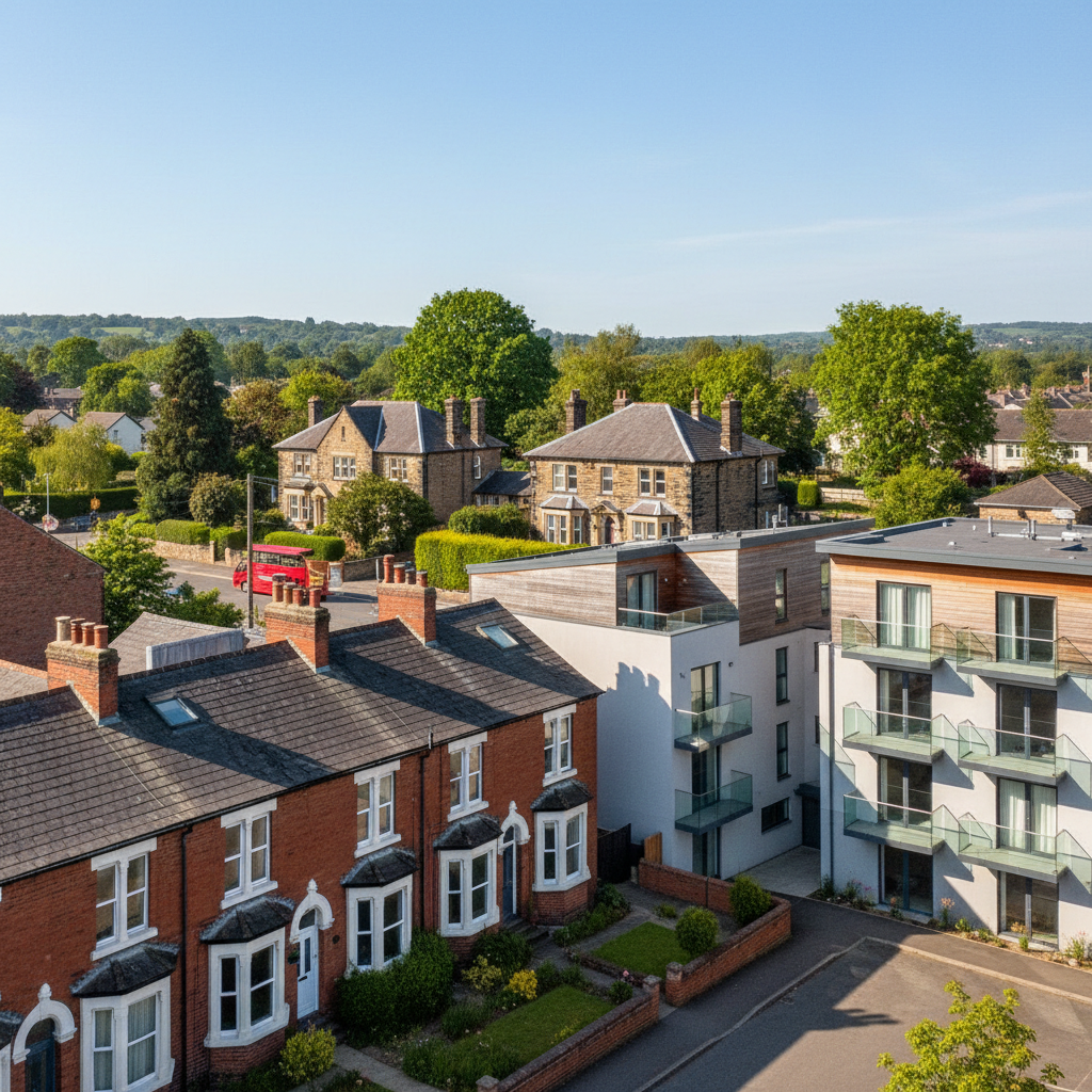 Property Type Price Gap, Oldham — May 2026