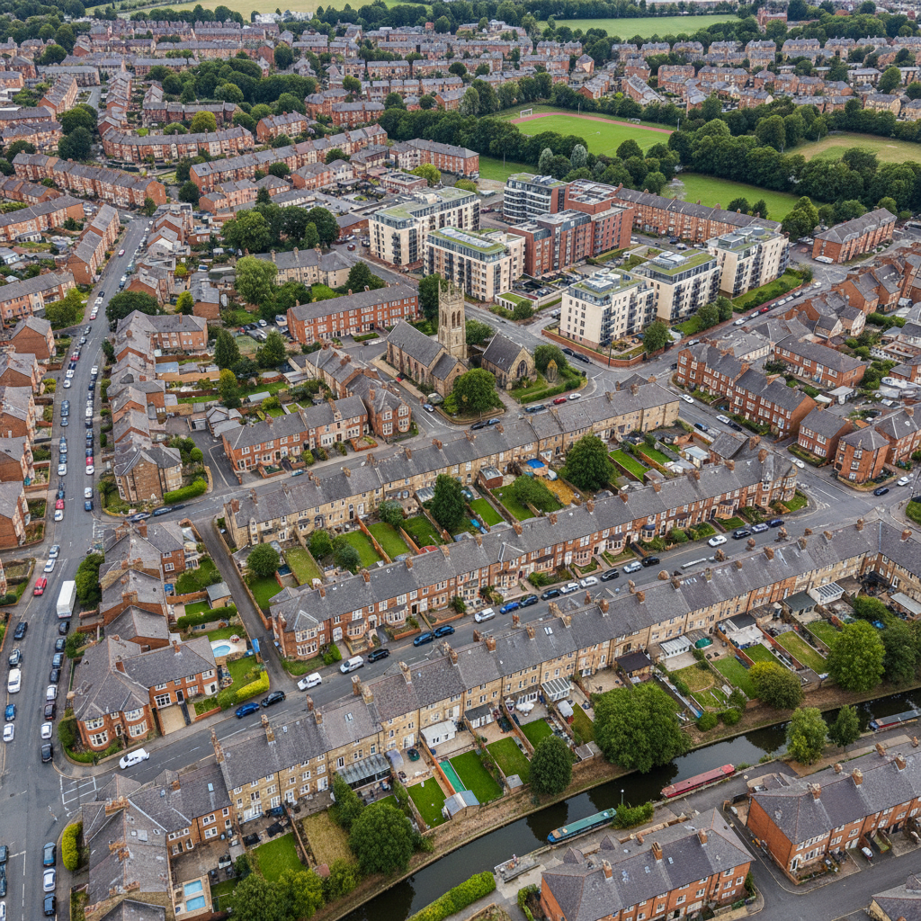 Property Type Price Gap, Oldham — May 2026