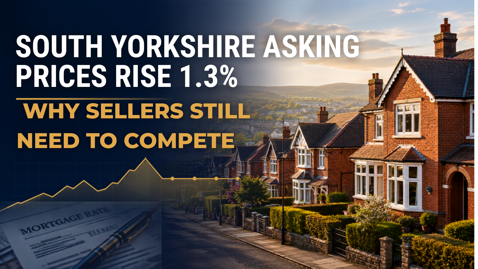South Yorkshire Asking Prices Rise 1.3% — Why Sellers Still Need to Compete
